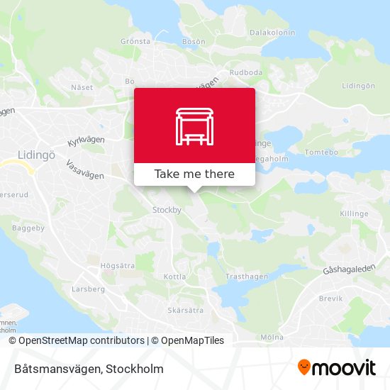 Båtsmansvägen map