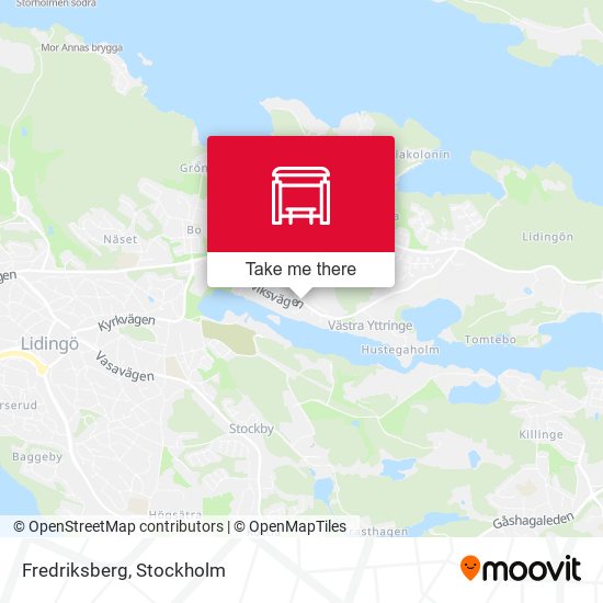 Fredriksberg map