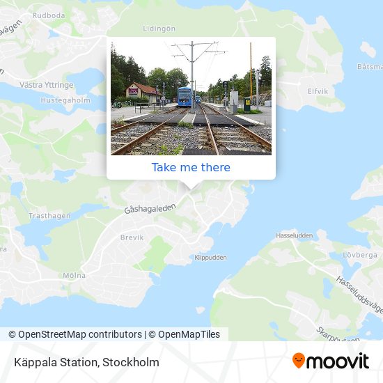 Käppala Station map