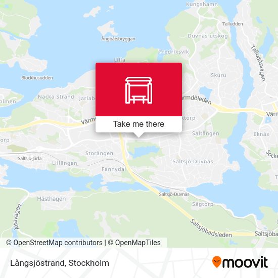 Långsjöstrand map