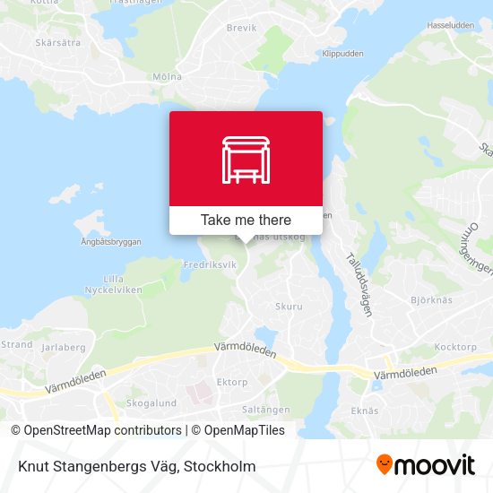 Knut Stangenbergs Väg map