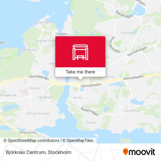 Björknäs Centrum map