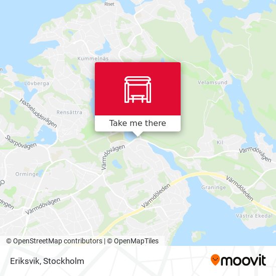 Eriksvik map