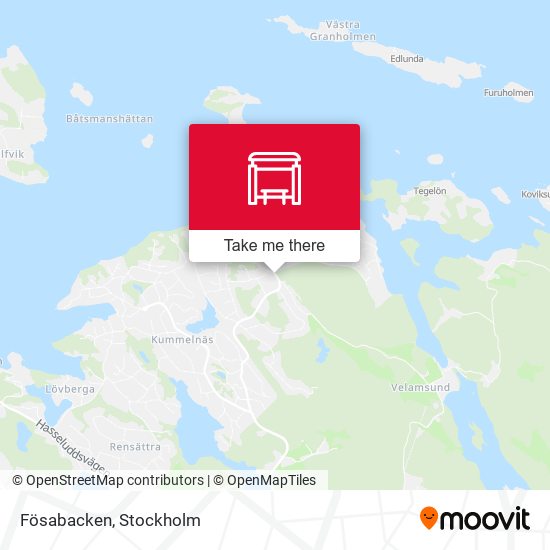 Fösabacken map