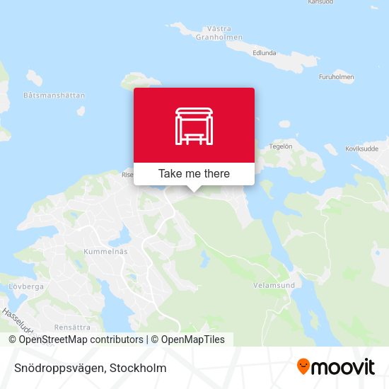 Snödroppsvägen map