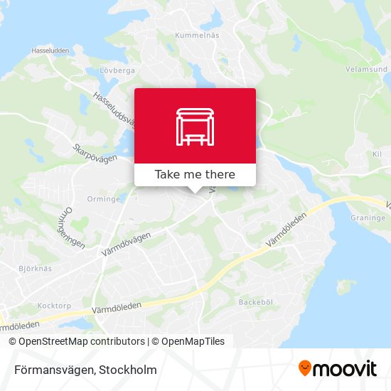 Förmansvägen map