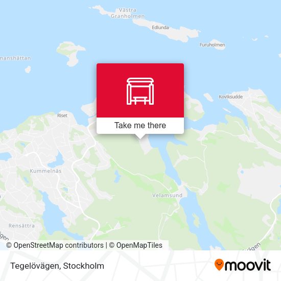 Tegelövägen map