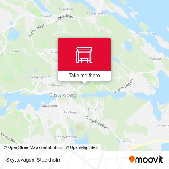 Skyttevägen map
