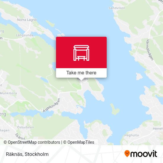 Räknäs map