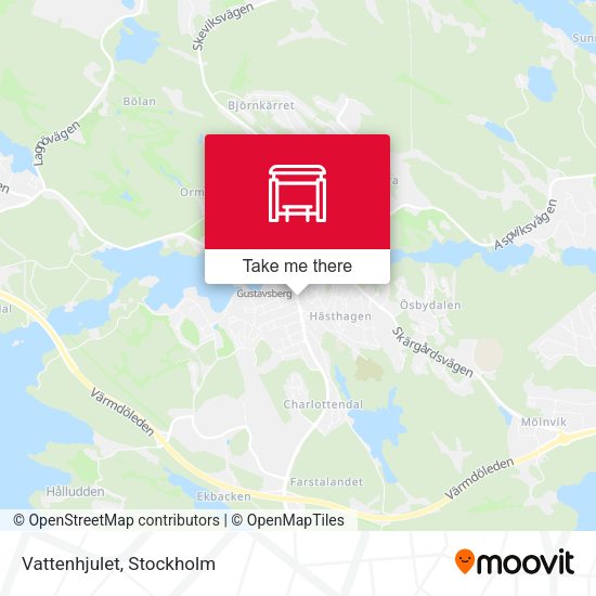 Vattenhjulet map