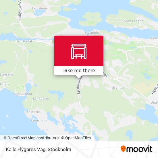 Kalle Flygares Väg map