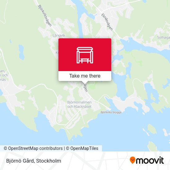 Björnö Gård map