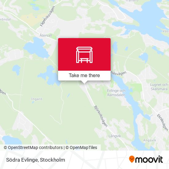 Södra Evlinge map