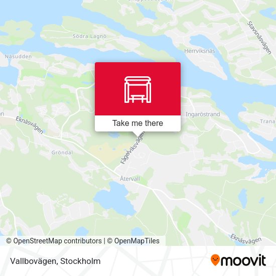 Vallbovägen map