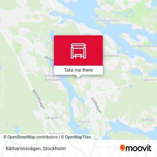 Båthamnsvägen map