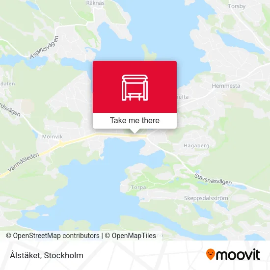 Ålstäket map