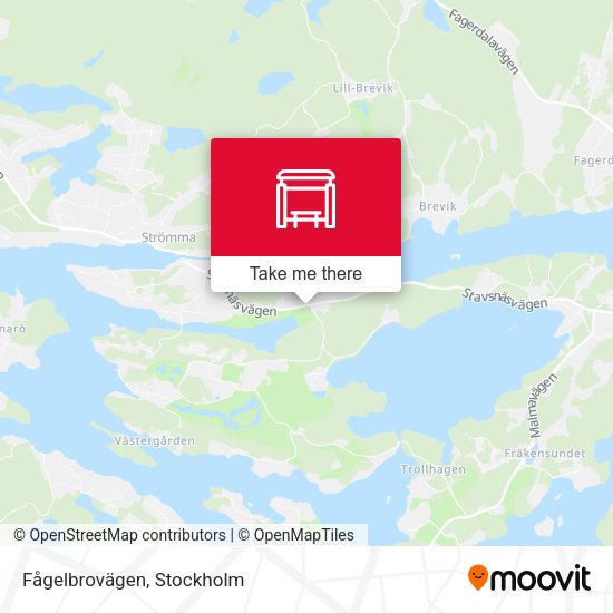 Fågelbrovägen map
