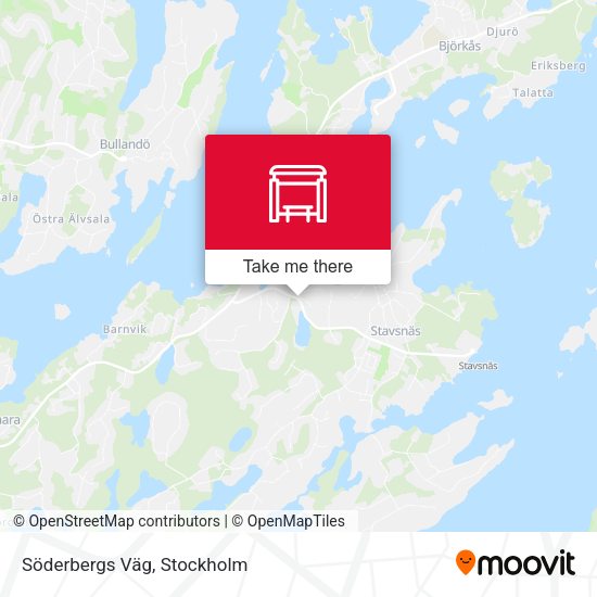 Söderbergs Väg map