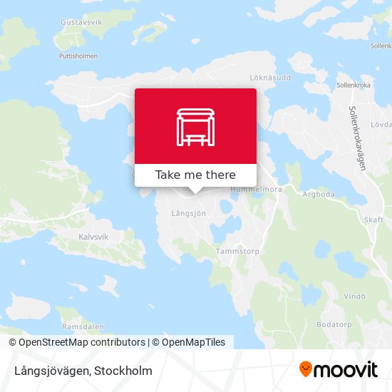 Långsjövägen map