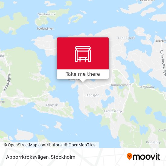 Abborrkroksvägen map