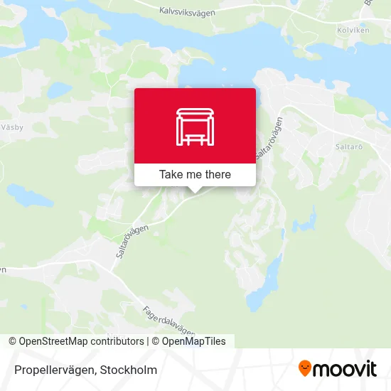 Propellervägen map