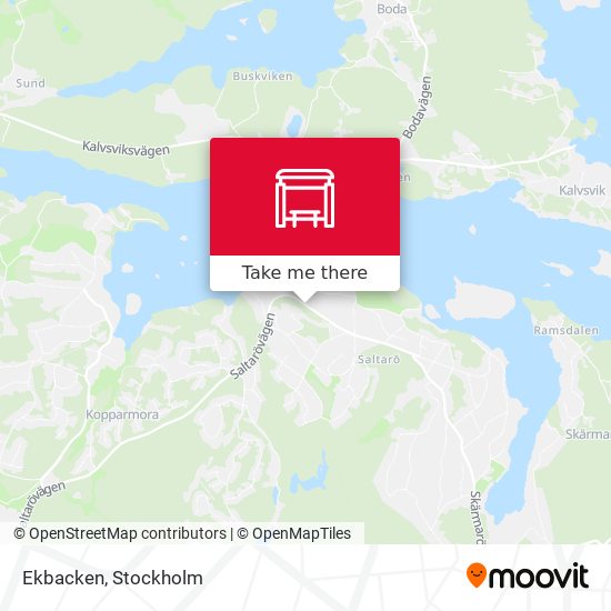 Ekbacken map