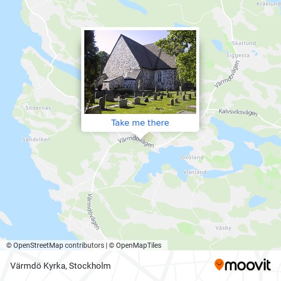 Värmdö Kyrka map