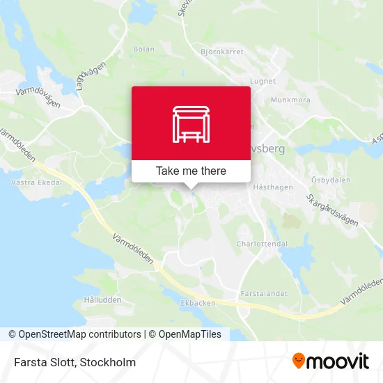 Farsta Slott map