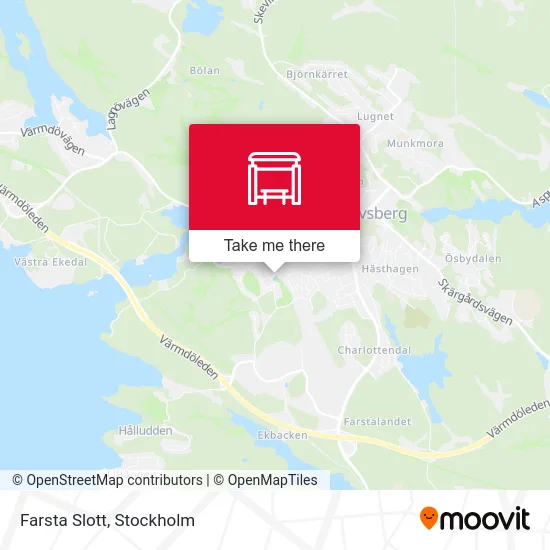 Farsta Slott map