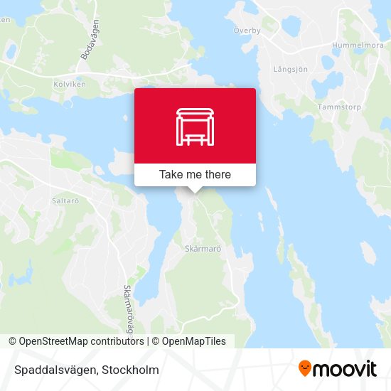 Spaddalsvägen map
