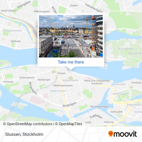 Slussen map