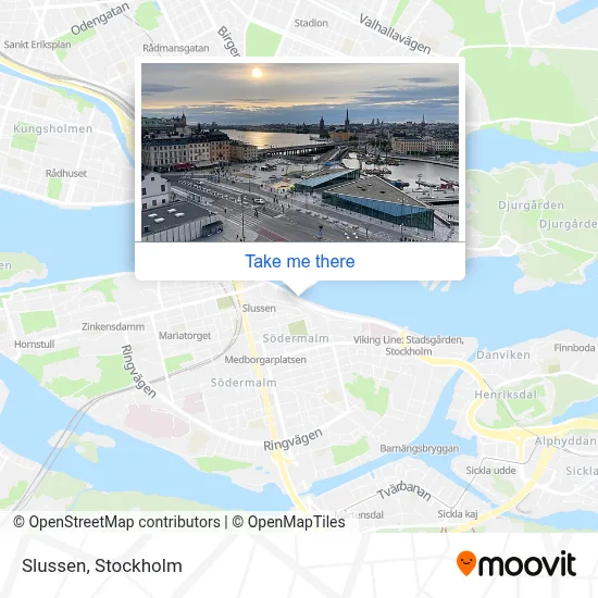 Slussen map