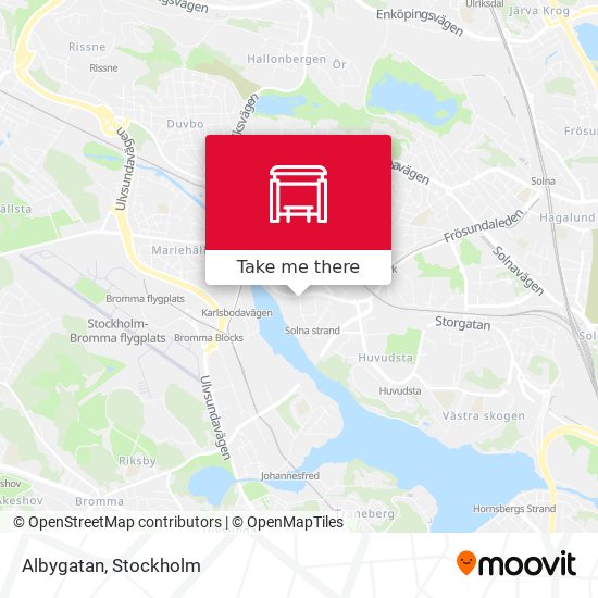 Albygatan map