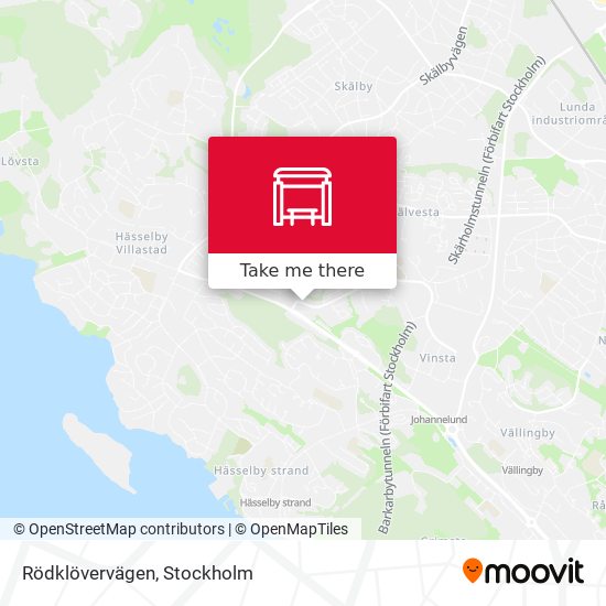 Rödklövervägen map