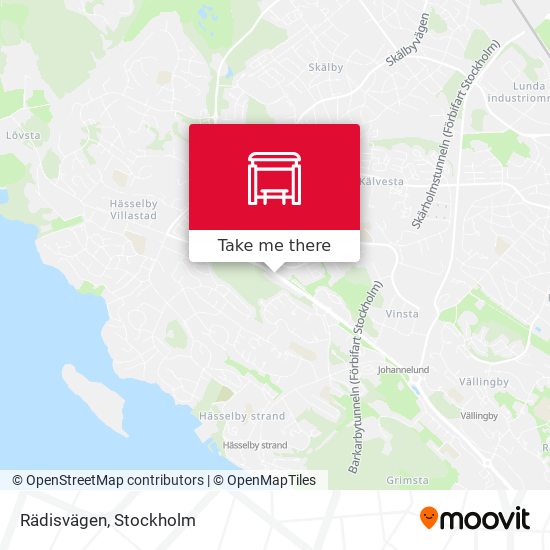 Rädisvägen map