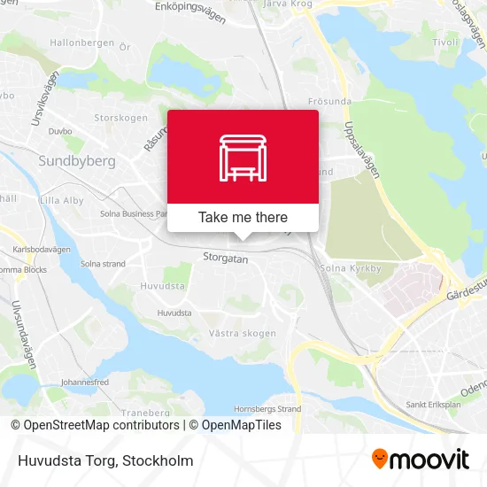 Huvudsta Torg map
