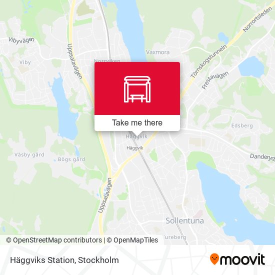 Häggviks Station map