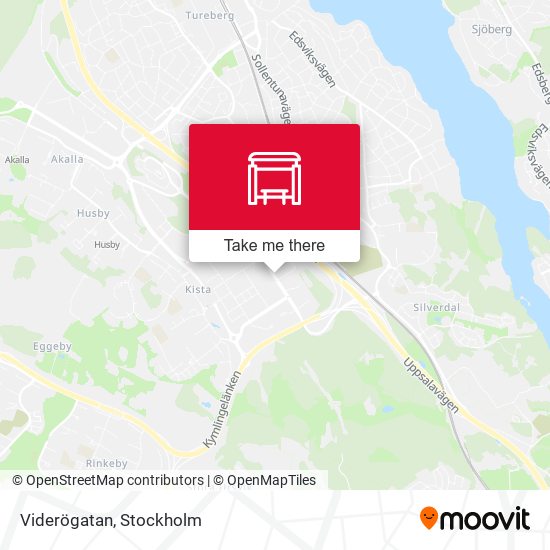 Viderögatan map