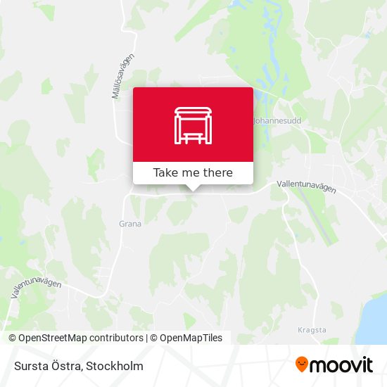 Sursta Östra map