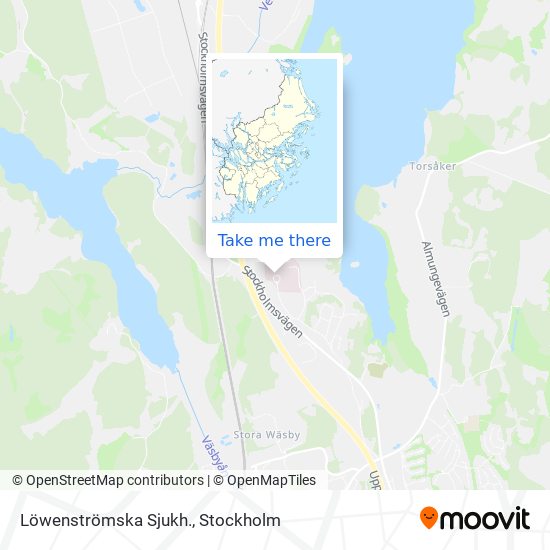 Löwenströmska Sjukh. map