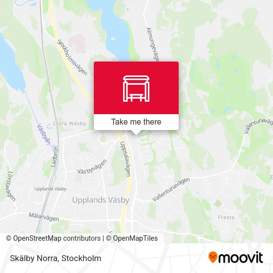 Skälby Norra map