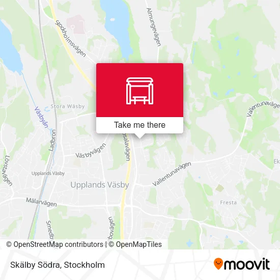 Skälby Södra map