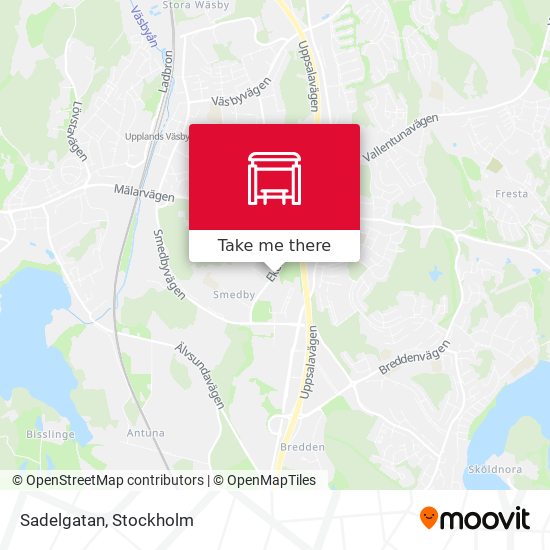 Sadelgatan map