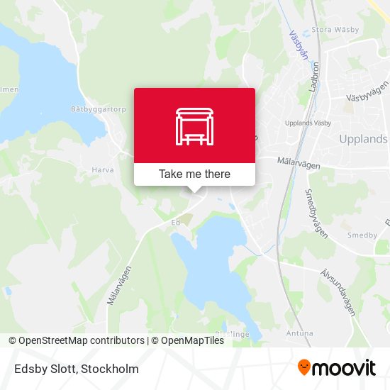 Edsby Slott map