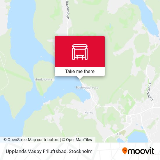 Upplands Väsby Friluftsbad map