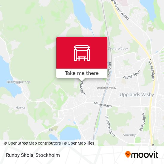 Runby Skola map