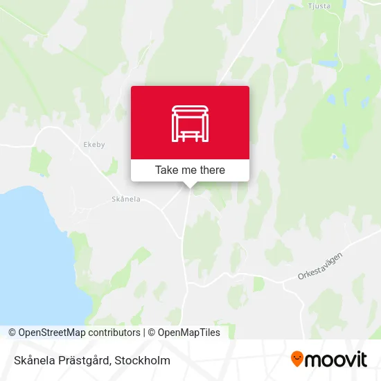 Skånela Prästgård map