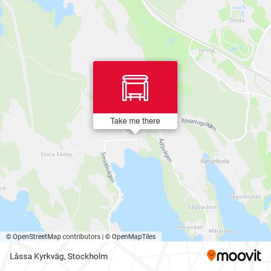 Låssa Kyrkväg map
