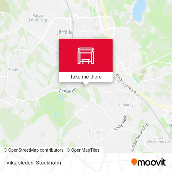 Viksjöleden map