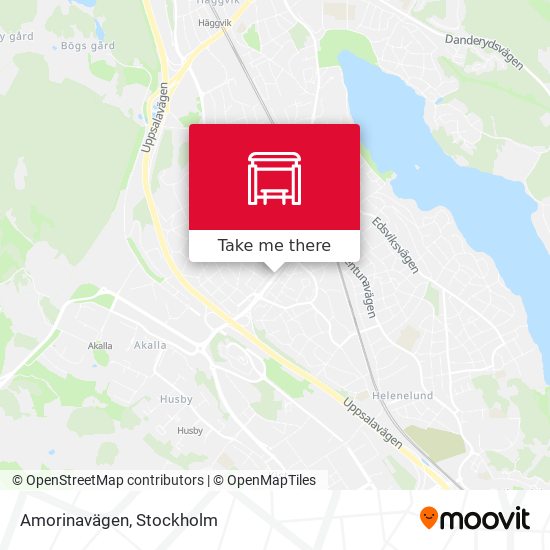 Amorinavägen map